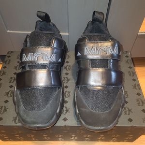 Authentic ✨️✨️Mcm Sneakers Low Top Leather/Suede Size 7